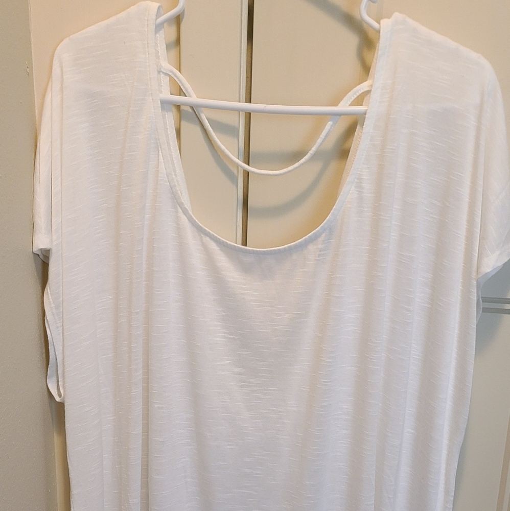 Open back blouse 3x-4x